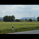 In der Ferne ist bereits die Porta Westfalica zu erkennen